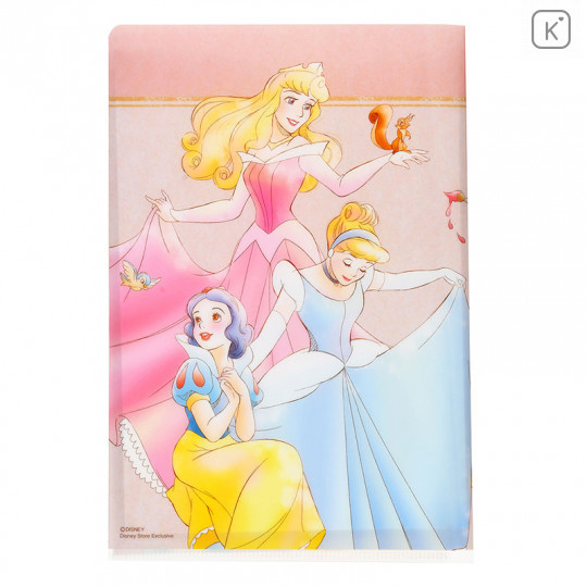 Japan Disney Store Letter Envelope Set with File - Princess - 4