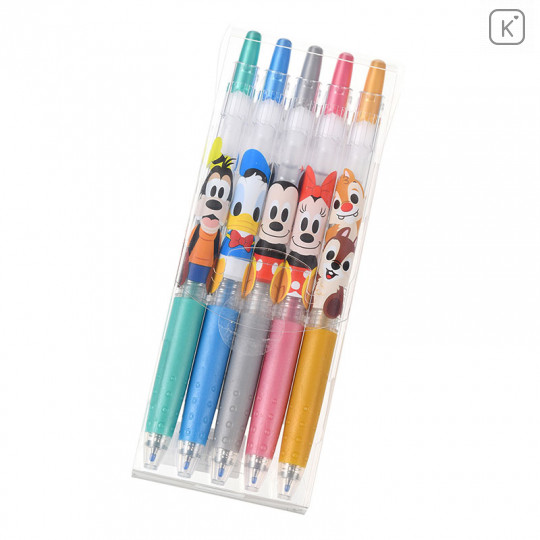 Japan Disney Store Water-based Gel Pen 5pcs - Mickey & Friends - 2