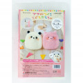 Japan Hamanaka Wool Needle Felting Kit - Squeaker Dolls Panda & Pig - 3