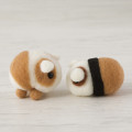 Japan Hamanaka Wool Needle Felting Kit - Moruta & Moruchan Hamster - 2