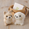 Japan Hamanaka Wool Needle Felting Kit - Pomeranian & Maltese - 1