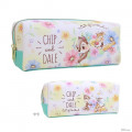 Japan Disney Pencil Case (M) - Chip & Dale Flower - 1