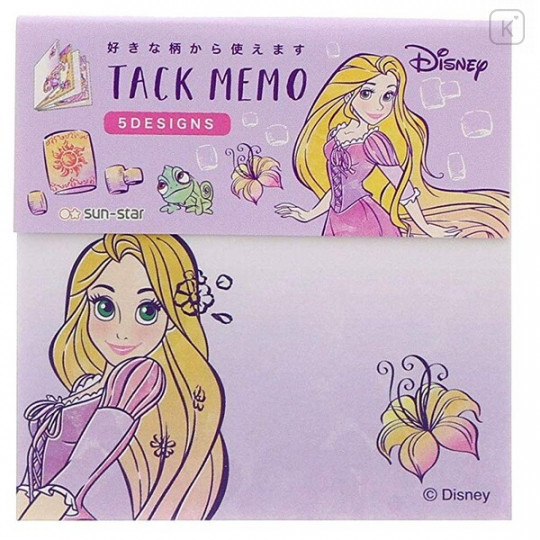 Japan Disney Tack Memo Sticky Notes - Princess Rapunzel - 1