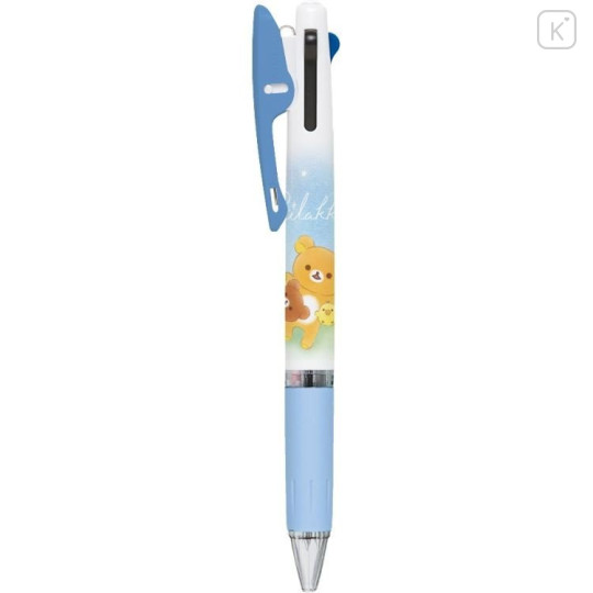 Japan San-X Jetstream 3 Color Multi Ballpoint Pen - Rilakkuma : Star Night - 2