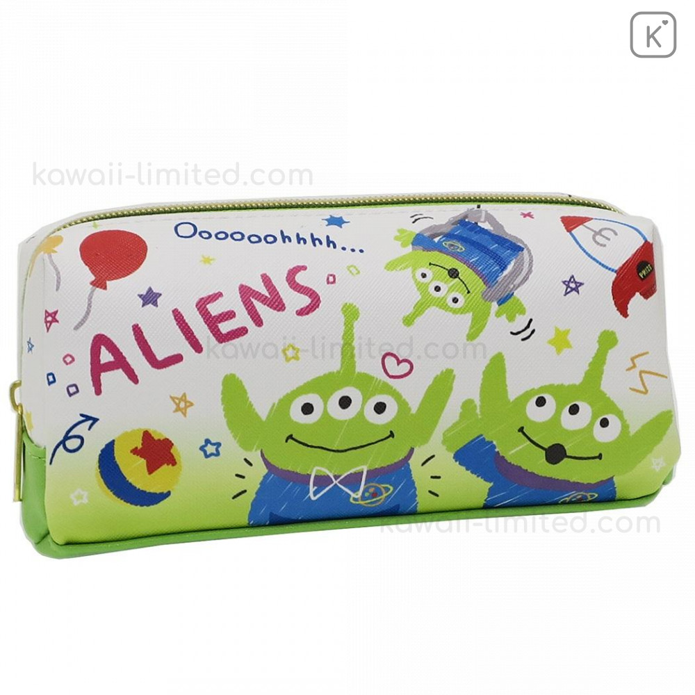 Japan Disney Pouch Makeup Bag Pencil Case - Toy Story Alien Little
