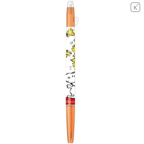 Japan Peanuts FriXion Erasable 0.38mm Gel Pen - Snoopy / Orange - 1