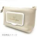Japan Fluffy Wet Tissue Pouch - Cream Bear - 2