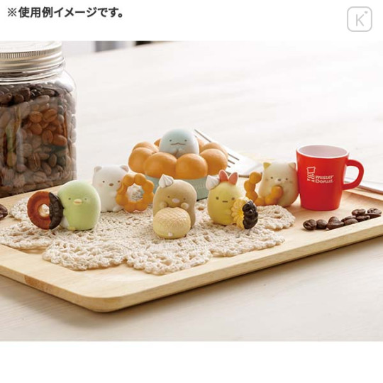 Japan San-X Mister Donut Petit Mascot - Sumikko Gurashi : Shirokuma Polar Bear - 3