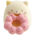 Japan San-X Mister Donut Petit Mascot - Sumikko Gurashi : Neko Calico Cat - 3