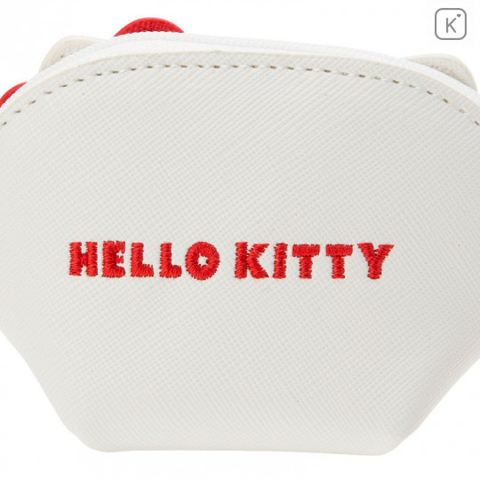 Japan Sanrio Artificial Leather Mini Pouch (S) - Hello Kitty - 5