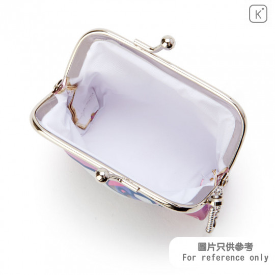 Japan Sanrio Kuromi Keychain Coin Purse - Iridescent Purple - 3