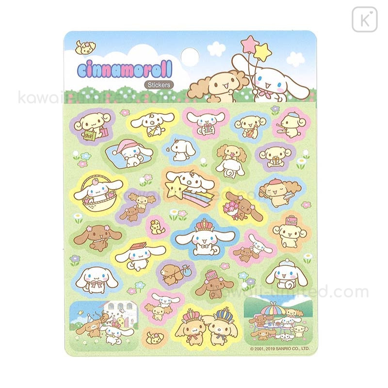 Sanrio Cinnamon Roll Stickers, Sanrio Stationery Stickers