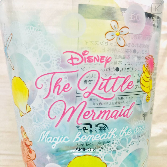 Japan Disney Princess Acrylic Tumbler Clear Airy - Little Mermaid Ariel - 4
