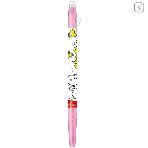 Japan Peanuts FriXion Erasable 0.38mm Gel Pen - Snoopy / Pink - 1