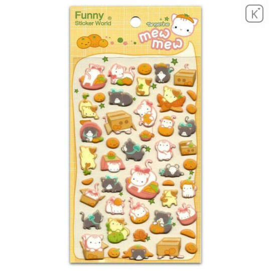 Korea Funny Sticker World Sticker - Tangerine Mew Mew - 1