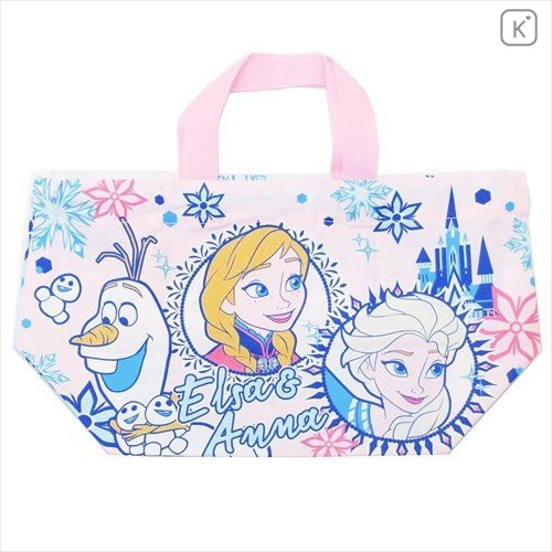 Japan Disney Drawstring Bag - Frozen II Comic Style Hand Bag - 3