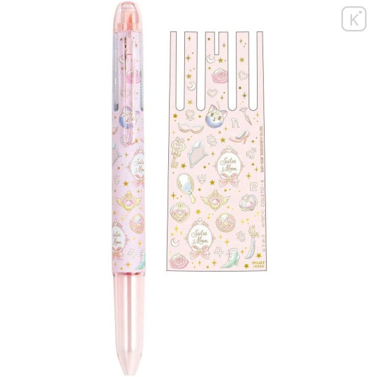 Japan Sailor Moon Hi-Tec-C Coleto 4 Color Barrel - Pink - 1