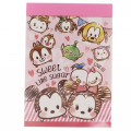 Japan Disney Mini Notepad - Tsum Tsum Sweet Like Sugar - 1