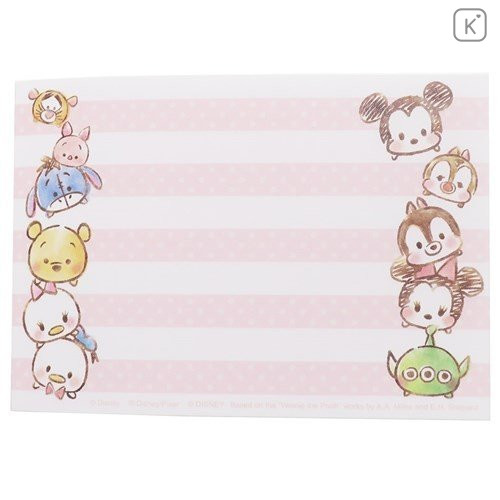 Japan Disney Mini Notepad - Tsum Tsum Sweet Like Sugar - 3