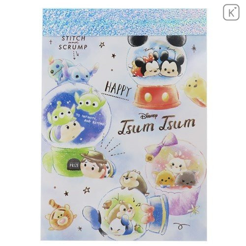 Japan Disney Mini Notepad - Tsum Tsum Magic Ball - 1