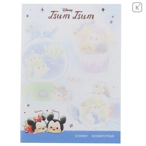 Japan Disney Mini Notepad - Tsum Tsum Magic Ball - 2