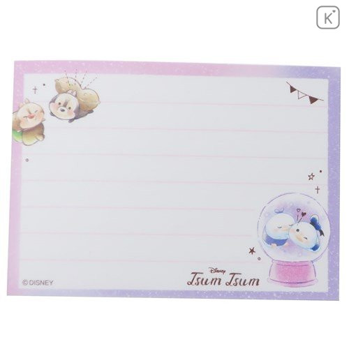 Japan Disney Mini Notepad - Tsum Tsum Magic Ball - 3