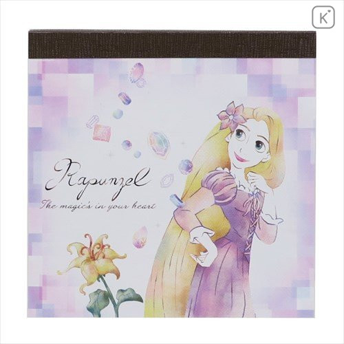 Japan Disney Memo Set - Princess Rapunzel Watercolor - 1