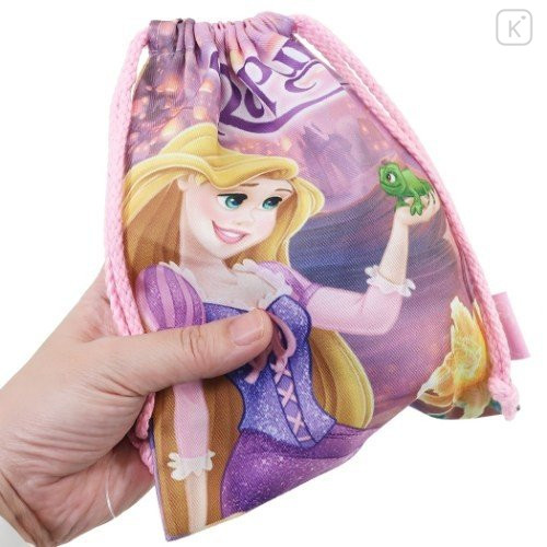 Japan Disney Drawstring Bag - Rapunzel : Stay Strong - 3