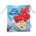 Japan Disney Drawstring Bag - Little Mermaid Ariel in the Sea - 1