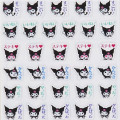 Japan Sanrio Transparent Sticker - Kuromi - 4