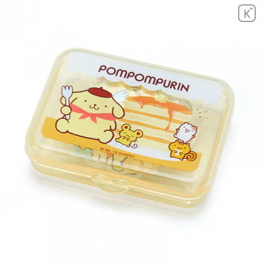 Japan Sanrio Sticker with Case - Pompompurin - 1