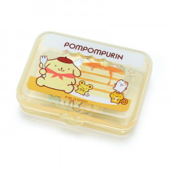 Japan Sanrio Sticker with Case - Pompompurin