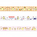 Japan Sanrio Pompompurin Washi Paper Masking Tape - 3 Rolls Set Ice Cream Parfait - 7