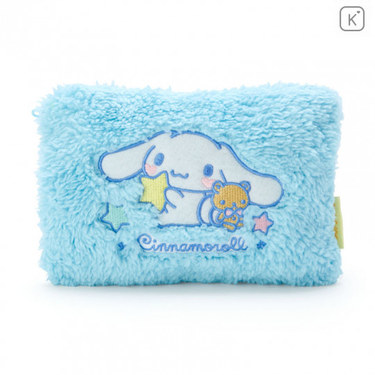 Japan Sanrio Cinnamoroll Pouch (M) Fluffy Sky Blue - 1