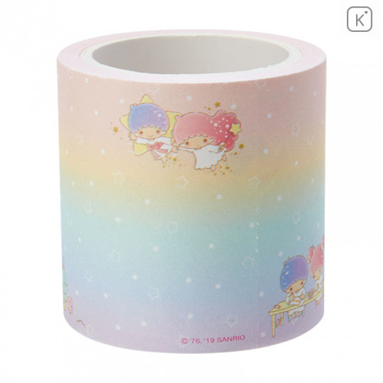 Japan Sanrio Sticker Memo Roll Tape - Little Twin Stars - 1