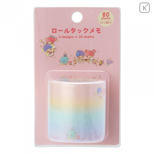 Japan Sanrio Sticker Memo Roll Tape - Little Twin Stars - 2