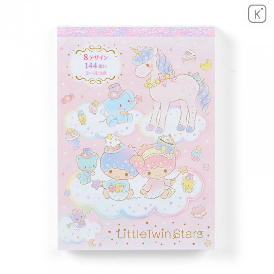 Japan Sanrio A6 Notepad - Little Twin Stars & Unicorn - 2