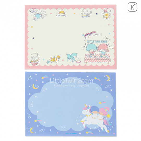 Japan Sanrio A6 Notepad - Little Twin Stars & Unicorn - 6
