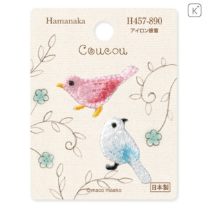 Japan Hamanaka Embroidery Iron-on Applique Patch - Birds - 1