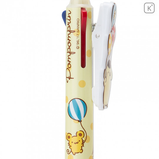 Japan Sanrio FriXion Ball 3 Color Multi Erasable Gel Pen - Pompompurin - 4