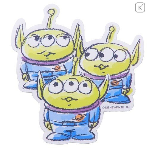 Japan Disney Big Sticker - Toy Story Little Green Men Alien - 2