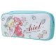 Japan Disney Pencil Case (M) - Princess Ariel Green Blue