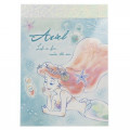 Japan Disney Mini Notepad - Little Mermaid Ariel Watercolor - 1