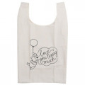 Japan Disney Eco Shopping Bag - Winnie the Pooh Love You - 1