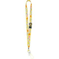 Japan Disney Neck Strap - Chip & Dale Yellow - 1
