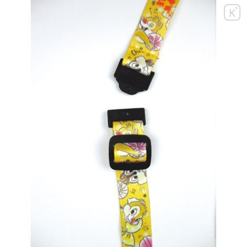 Japan Disney Neck Strap - Chip & Dale Yellow - 2