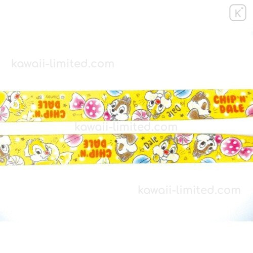 Japan Disney Neck Strap - Chip & Dale Yellow | Kawaii Limited