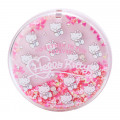 Japan Sanrio Memo Pad with Glitter Case - Hello Kitty - 2