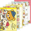 Japan San-X A6 Notepad - Rilakkuma : Chairoikoguma Always Together B - 1
