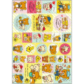 Japan San-X A6 Notepad - Rilakkuma : Chairoikoguma Always Together B - 2